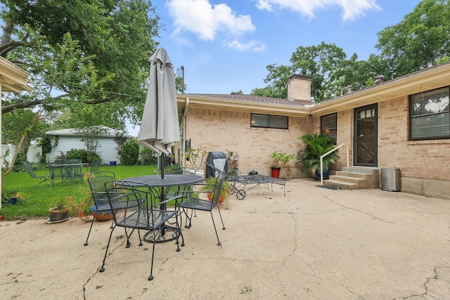 612 Twilight Trl, Richardson, TX 75080 - view of patio / terrace featuring outdoor dining space