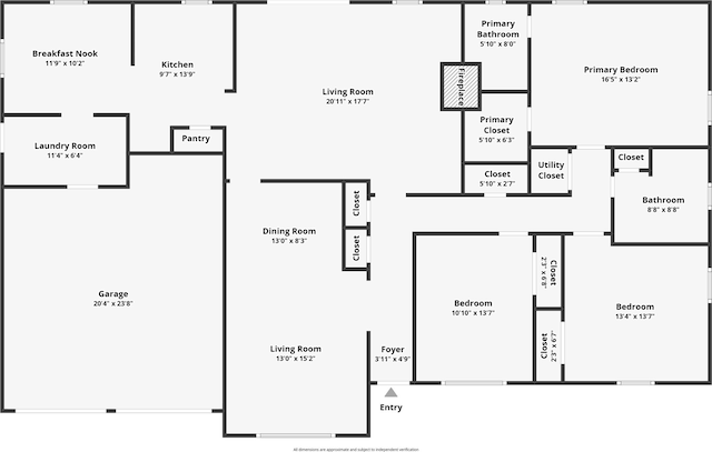 5113 S Drive, Fort Worth, TX 76132 - room layout