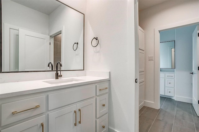141 Lakeside Dr, Lipan, TX 76462 - bathroom with vanity and baseboards