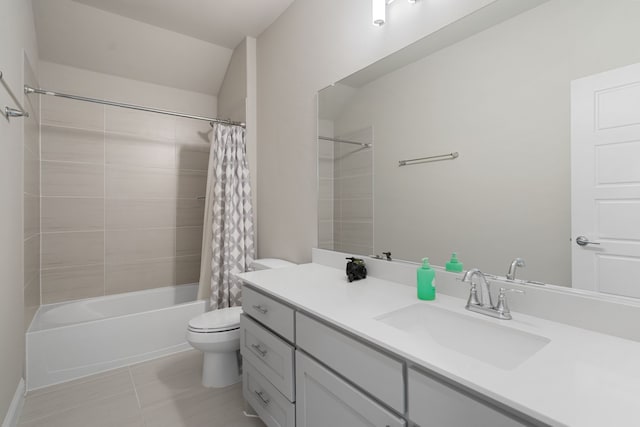 11415 Four Roses Trl, Frisco, TX 75035 - bathroom featuring vanity, shower / tub combo, and toilet