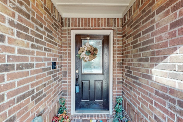 6133 Chalk Hollow Dr, Fort Worth, TX 76179 - doorway to property with brick siding