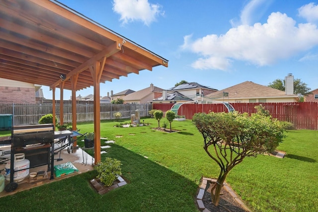 1717 Quail Grove Dr, Fort Worth, TX 76177 - view of yard featuring a patio area