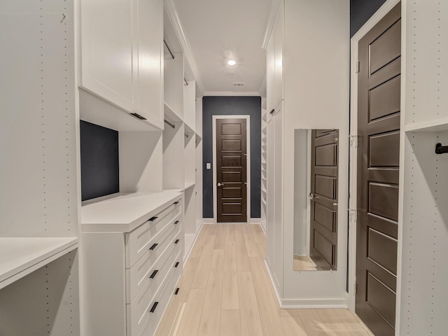 3509 Meridian Dr, Northlake, TX 76226 - walk in closet featuring light wood-style flooring
