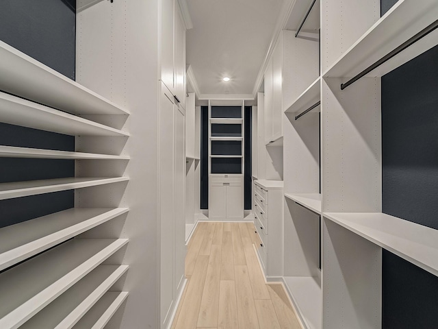 3509 Meridian Dr, Northlake, TX 76226 - walk in closet featuring light wood-type flooring