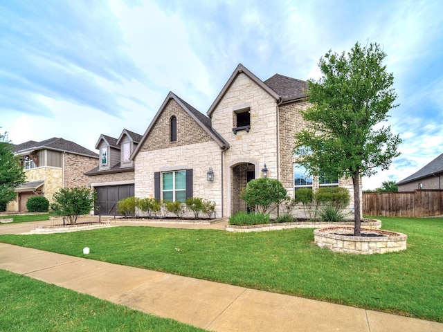 3509 Meridian Dr, Northlake, TX 76226 - french country inspired facade featuring stone siding