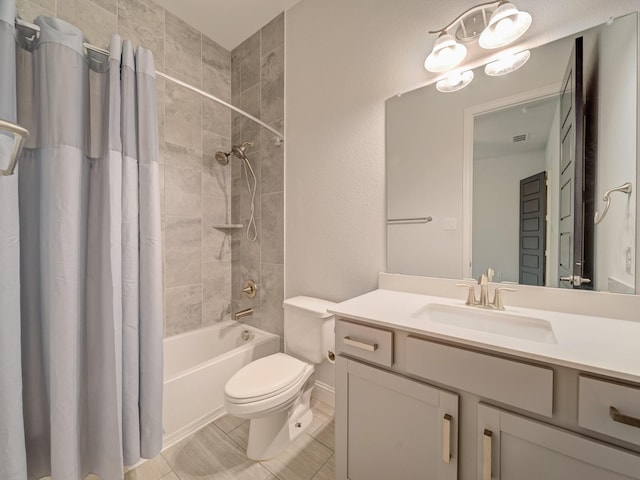 3509 Meridian Dr, Northlake, TX 76226 - full bathroom featuring vanity and shower / bath combo with shower curtain