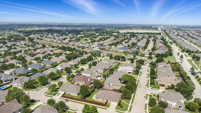 1430 Crescent Valley Dr, Prosper, TX 75078 - aerial overview of property's location with nearby suburban area