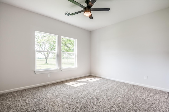 1450 W Fm 550, Mclendon Chisholm, TX 75032 - empty room with carpet floors, a ceiling fan, and baseboards