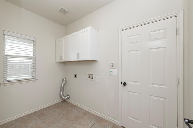 1605 Tanglewood Dr, Allen, TX 75002 - laundry area featuring washer hookup, hookup for an electric dryer, baseboards, and cabinet space