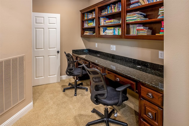11626 Coronado Trl, Frisco, TX 75033 - office featuring carpet, built in desk, and baseboards