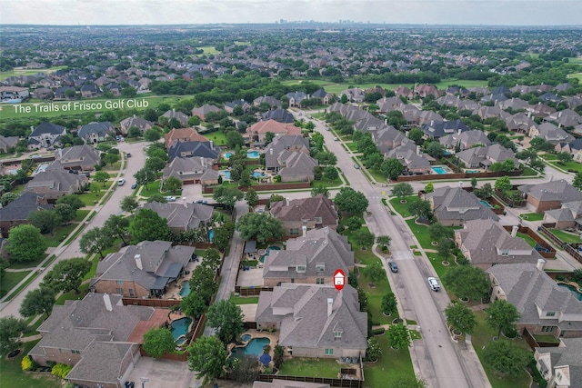 11626 Coronado Trl, Frisco, TX 75033 - aerial overview of property's location featuring nearby suburban area