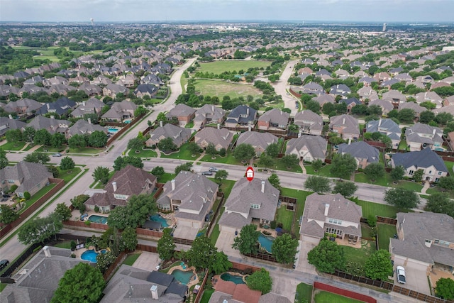 11626 Coronado Trl, Frisco, TX 75033 - aerial view of property's location with nearby suburban area