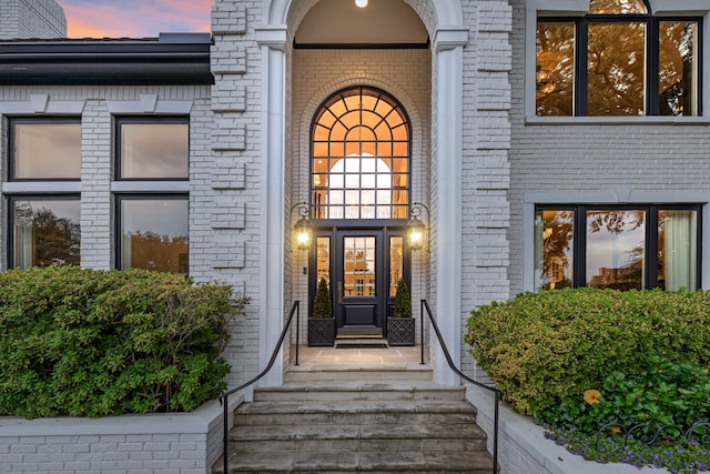 4417 Windsor Ridge Dr, Irving, TX 75038 - view of exterior entry featuring brick siding