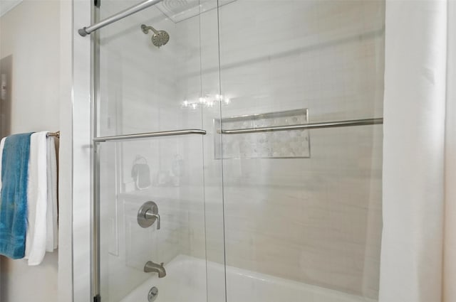 6729 Cylinda Sue Cir, North Richland Hills, TX 76180 - bathroom with bath / shower combo with glass door