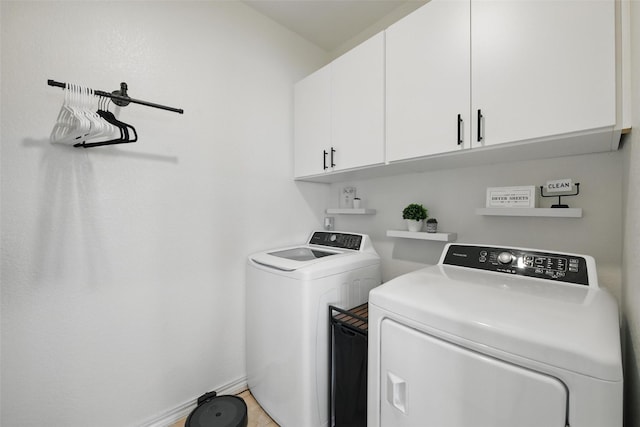 8048 Crimea Ln, Fort Worth, TX 76123 - washroom with cabinet space and separate washer and dryer