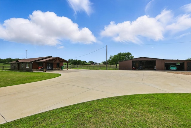 5900 Florance Rd, Northlake, TX 76247 - surrounding community featuring curved driveway and a detached garage