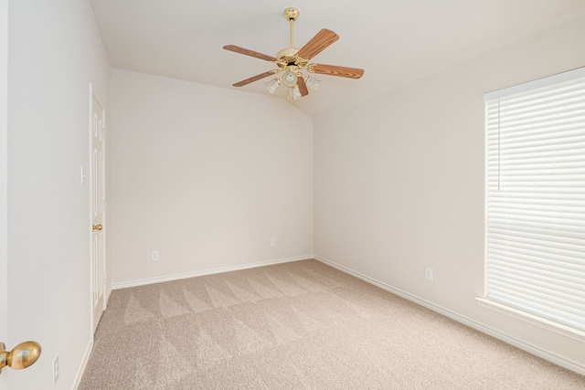 5508 Periwinkle Ln, Mckinney, TX 75070 - unfurnished room with light carpet, ceiling fan, and baseboards