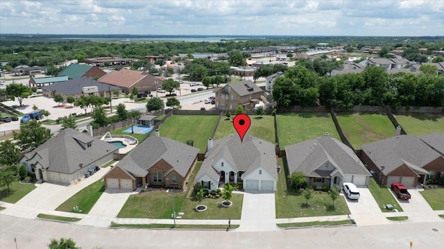 309 Bluffside Trl, Benbrook, TX 76126 - aerial perspective of suburban area
