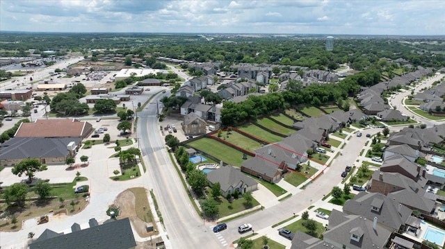 309 Bluffside Trl, Benbrook, TX 76126 - aerial overview of property's location with nearby suburban area