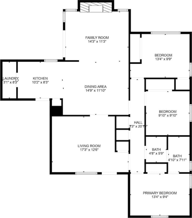 5833 Westhaven Dr, Fort Worth, TX 76132 - home floor plan