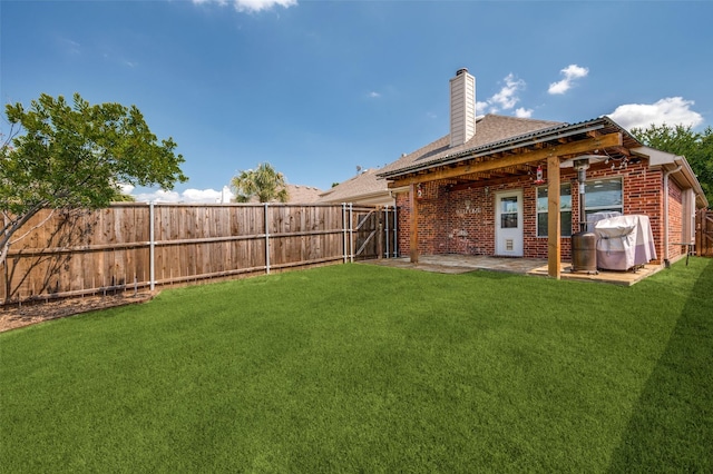 3526 Washington Dr, Frisco, TX 75034 - view of yard with a patio area