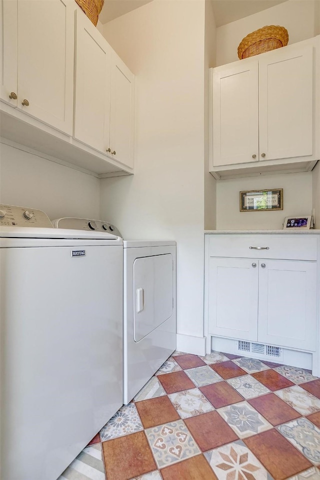 2913 Willing Ave, Fort Worth, TX 76110 - washroom featuring washer and clothes dryer and cabinet space