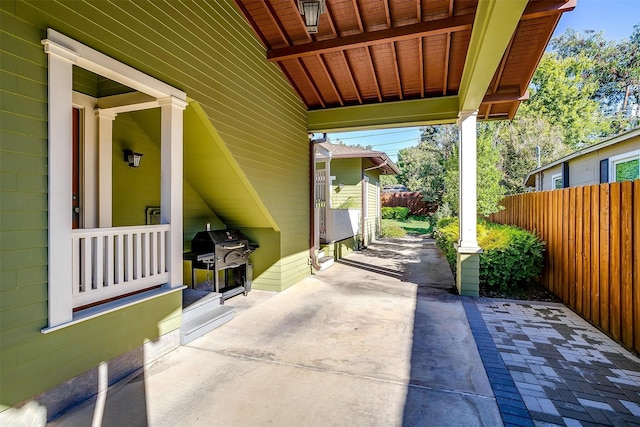 2913 Willing Ave, Fort Worth, TX 76110 - view of patio featuring grilling area
