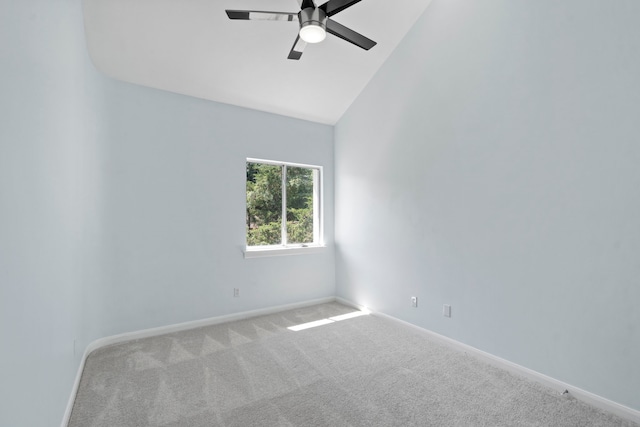 8907 Club Creek Cir, Dallas, TX 75238 - carpeted empty room with ceiling fan and high vaulted ceiling
