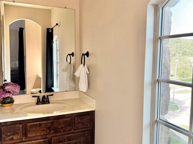 1801 Monaco Dr, Corinth, TX 76210 - bathroom featuring vanity and plenty of natural light