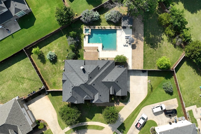 1801 Monaco Dr, Corinth, TX 76210 - drone / aerial view of a pool area