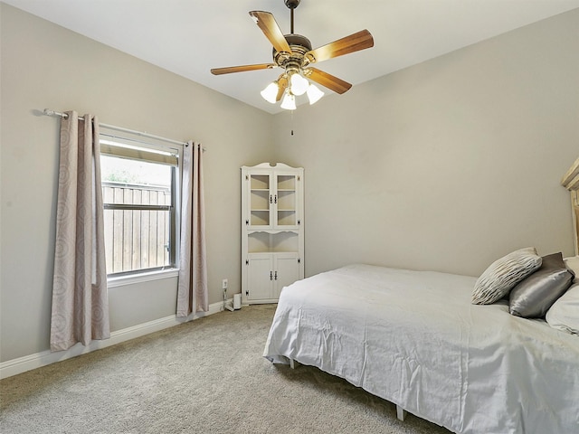 701 Buffalo Springs Dr, Prosper, TX 75078 - carpeted bedroom with baseboards and ceiling fan
