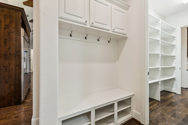 3708 Ledgestone Ct, Richardson, TX 75082 - mudroom featuring dark wood-style floors