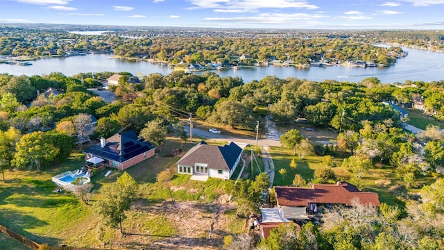 1621 S Chisholm Trl, Granbury, TX 76048 - aerial view of property's location featuring a nearby body of water