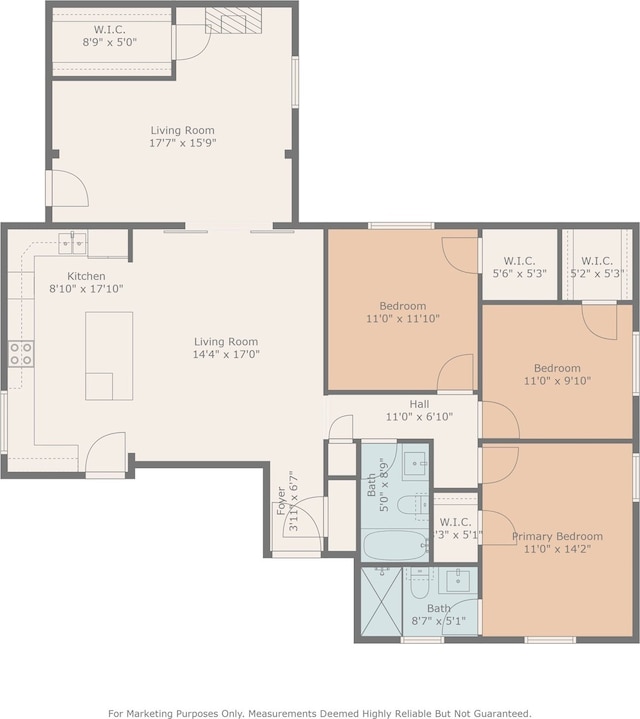 512 Judith St, Burleson, TX 76028 - home floor plan