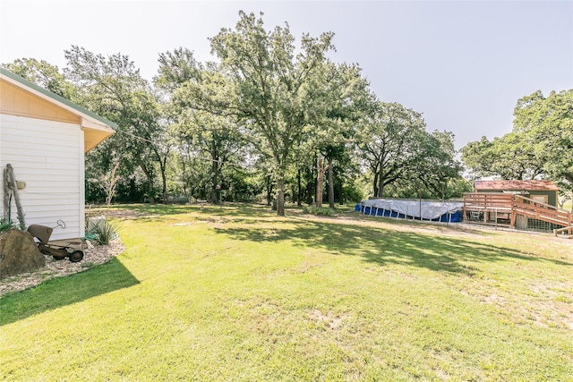1055 Miller Rd, Reno, TX 76020 - view of green lawn featuring view of scattered trees