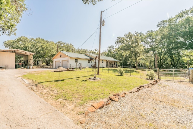 1055 Miller Rd, Reno, TX 76020 - view of front of house with a detached carport and a garage