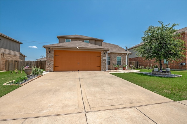103 Presidents Way, Venus, TX 76084 - view of front facade with brick siding, an attached garage, driveway, and a shingled roof