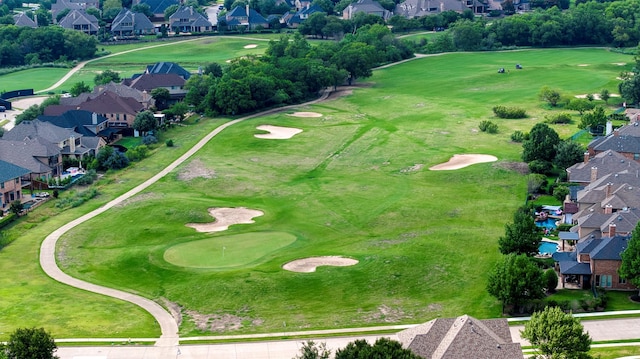 11471 Balcones Dr, Frisco, TX 75033 - aerial perspective of suburban area featuring a golf course