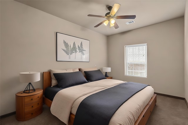 4905 Lakepark Dr, Sanger, TX 76266 - carpeted bedroom featuring baseboards and ceiling fan