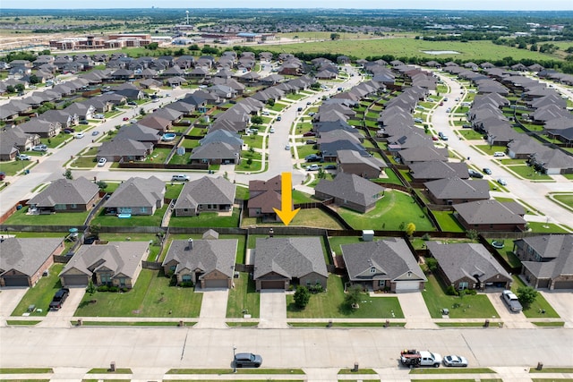 4905 Lakepark Dr, Sanger, TX 76266 - aerial view of property and surrounding area with nearby suburban area