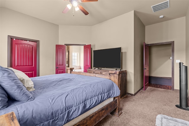 4905 Lakepark Dr, Sanger, TX 76266 - bedroom featuring carpet and a ceiling fan