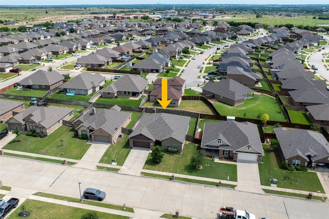 4905 Lakepark Dr, Sanger, TX 76266 - aerial overview of property's location with nearby suburban area