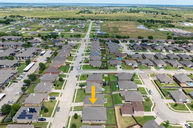 4905 Lakepark Dr, Sanger, TX 76266 - aerial view of property's location with a nearby body of water and nearby suburban area