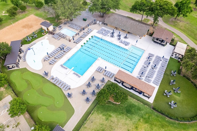 4804 Arbor Glen Dr, Mckinney, TX 75072 - drone / aerial view of a pool