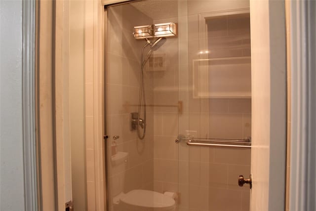 1424 Valley Trl, Mesquite, TX 75149 - full bath with a stall shower and toilet