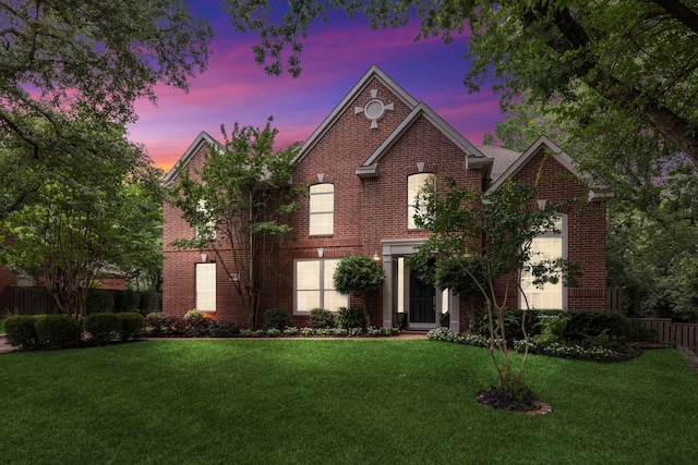 726 Nettleton Dr, Southlake, TX 76092 - traditional-style home featuring a yard and brick siding