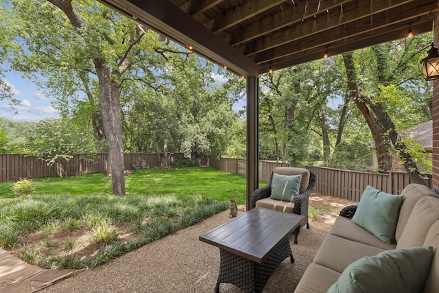 726 Nettleton Dr, Southlake, TX 76092 - view of patio featuring outdoor lounge area