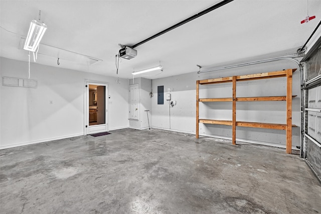 2004 Monte Cristo Dr, Sherman, TX 75092 - garage with a garage door opener and electric panel