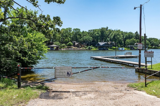147 Carolynn Rd, Mabank, TX 75156 - dock with a boat ramp and a water view