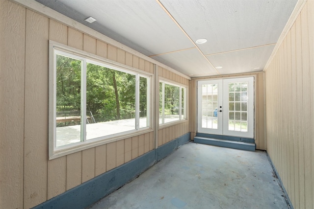 147 Carolynn Rd, Mabank, TX 75156 - unfurnished sunroom featuring french doors